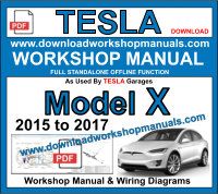 Tesla Model X workshop repair manual download
